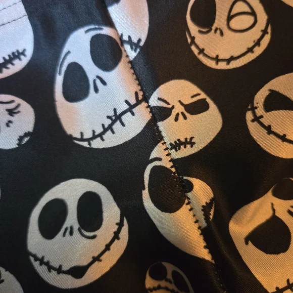Blackmilk Nightmare Before Christmas Jack Skellington Head Leggings XL - Picture 5 of 6